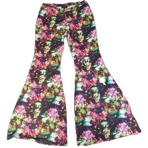 Dolls Kill 1X Acid Sunrise bell bottoms